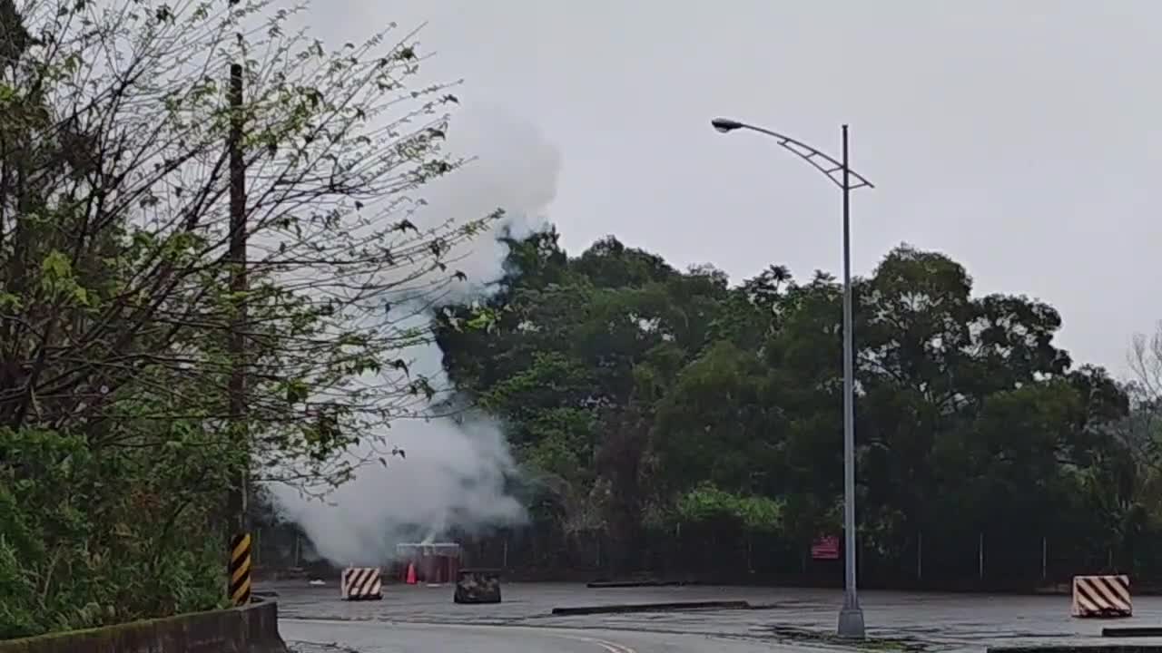 把握鋒面過境！水利署再次啟動陸空聯合人工增雨-寶二水庫焰劑施作