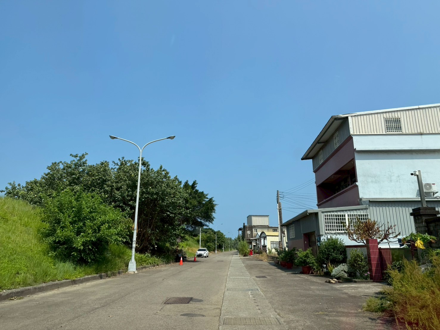 頭前溪新港堤防堤前