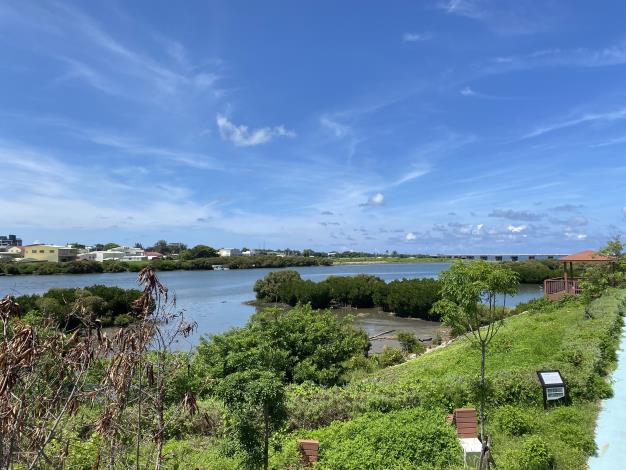 06_09_二仁溪右岸灣裡堤防綠美化場地(同安里範圍)轄管水岸土地_堤後景觀