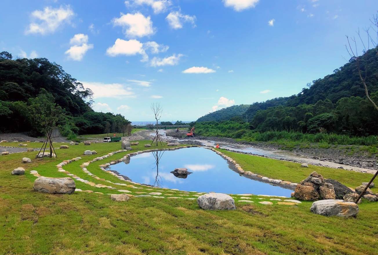 大礁溪橋上游200公尺處大礁溪左岸景觀造景