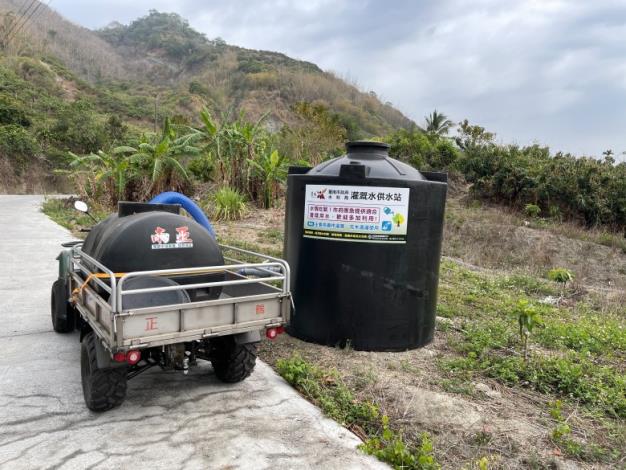 水利署與臺南市政府合作調派水車 解決山區農民用水需求-1_圖示