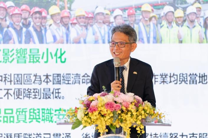 大安大甲溪聯通管工程計畫-大甲溪輸水管第3標統包工程潛盾隧道貫通典禮—賴次長致詞