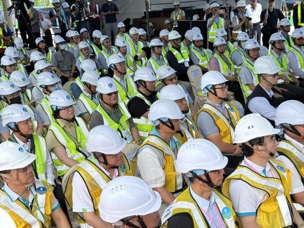 7國內首座公辦十萬噸級新竹海水淡化廠開工典禮會場