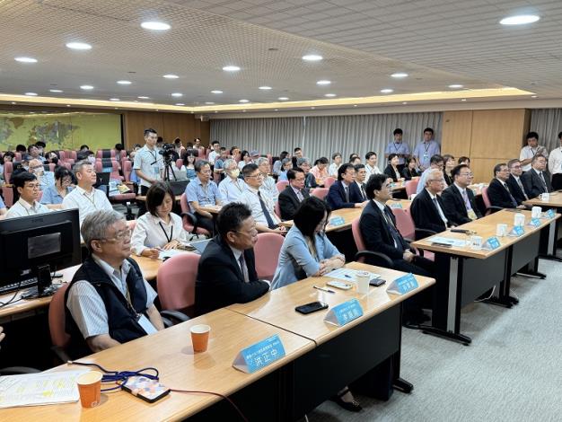 7小水力發電廉政平臺合作備忘錄（MOU）合作備忘錄簽署儀式會場
