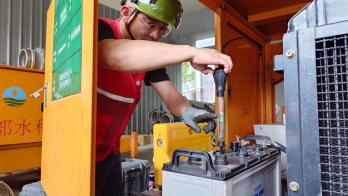 2水利署強化防汛整備 因應低壓帶影響嚴陣以待一河分署抽水機檢查