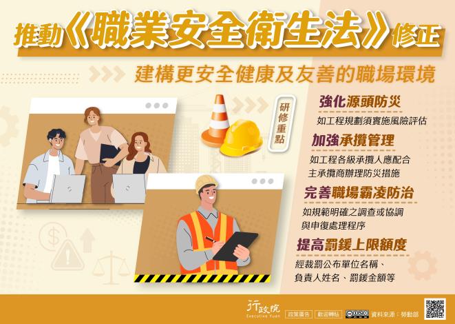 推動《職業安全衛生法》修正