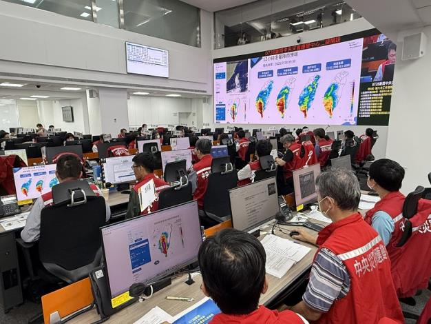 4 0728豪雨中央災害應變中心第六次工作會報暨情資研判會議會議