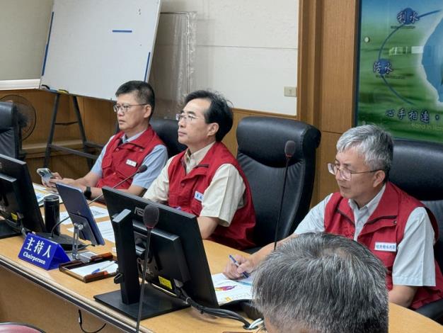 1楊柳颱風進逼  水利署召開視訊會議 盤點防汛整備-署長主持