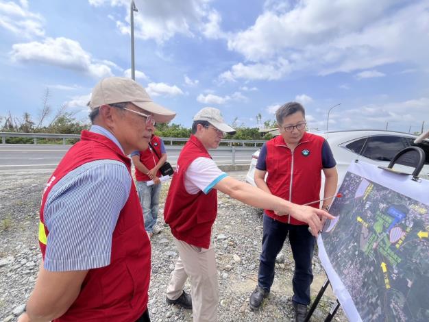 5.水利署長視察防汛整備及重要水利工程　中央地方攜手降低淹水風險-署長視察急水溪緊急疏濬工程