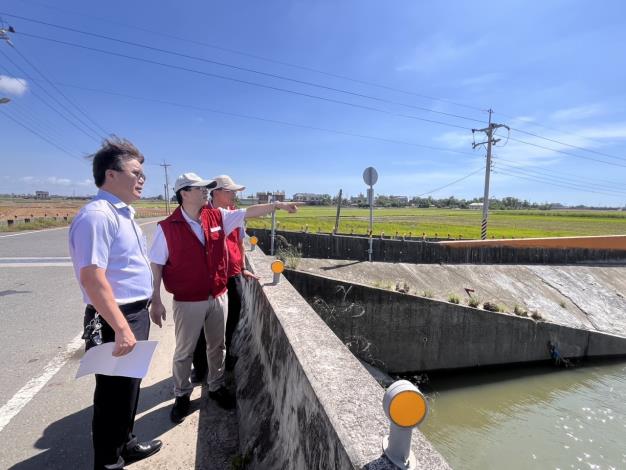 1.水利署長視察防汛整備及重要水利工程　中央地方攜手降低淹水風險-視察曾文水庫視察嘉義縣鴨母寮排水防汛整備情形