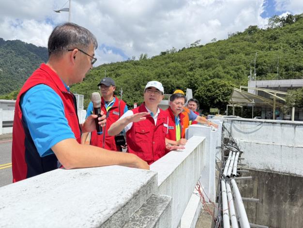 3.水利署長視察防汛整備及重要水利工程　中央地方攜手降低淹水風險-視察曾文水庫
