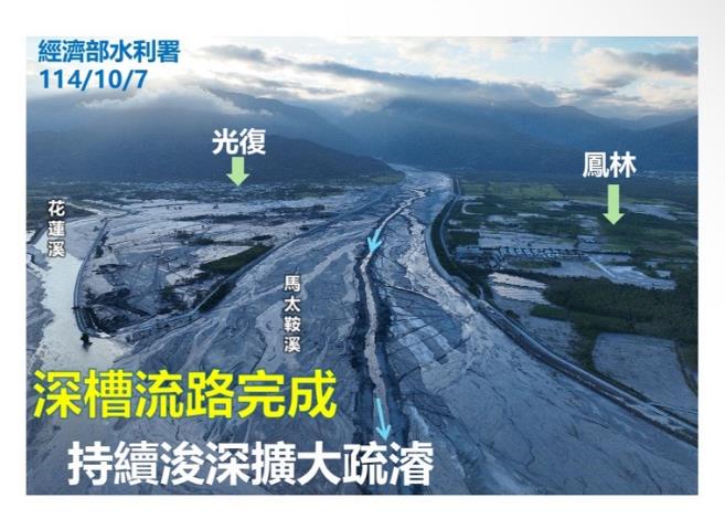 水利署傾全署之力逐步恢復花蓮光復防洪安全(圖一)