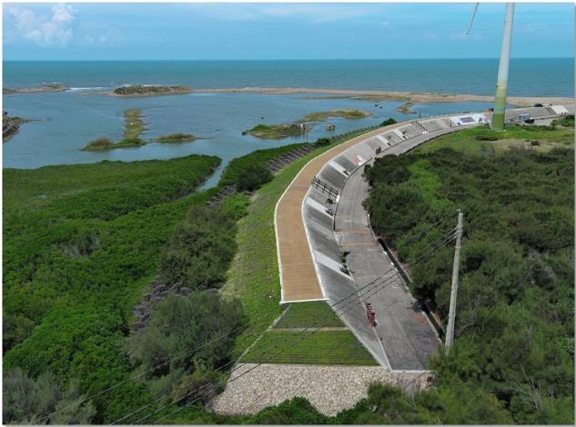 5水利署榮獲經濟部公共工程優質獎—房裡海堤整體環境改善工程(一)