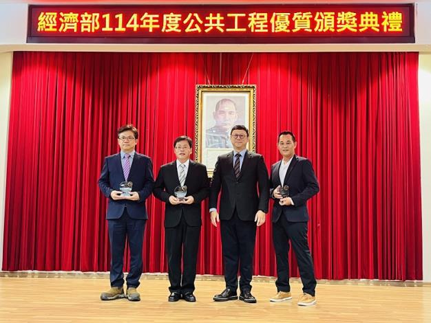 4-1水利署榮獲經濟部公共工程優質獎—荖濃溪里嶺伏流水統包工程-水管橋工程