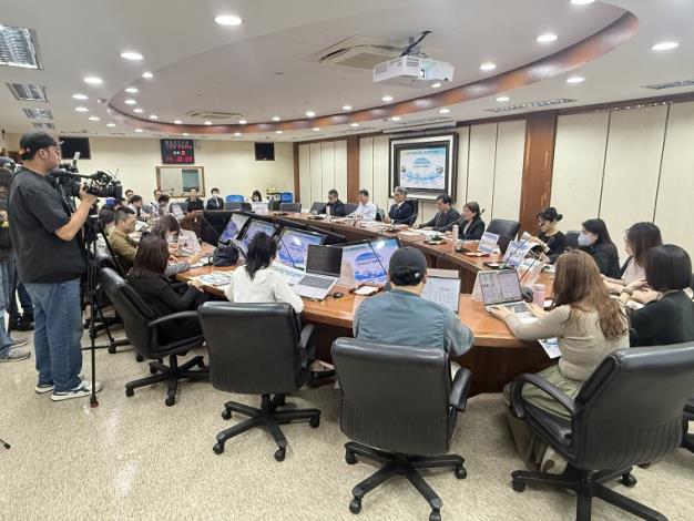 7經濟部水利署最新水情及供水展望記者會會場