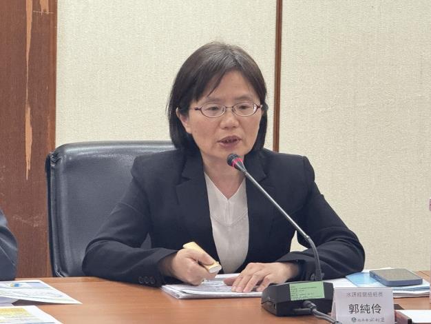 6經濟部最新水情及供水展望記者會-水利署郭純伶組長簡報