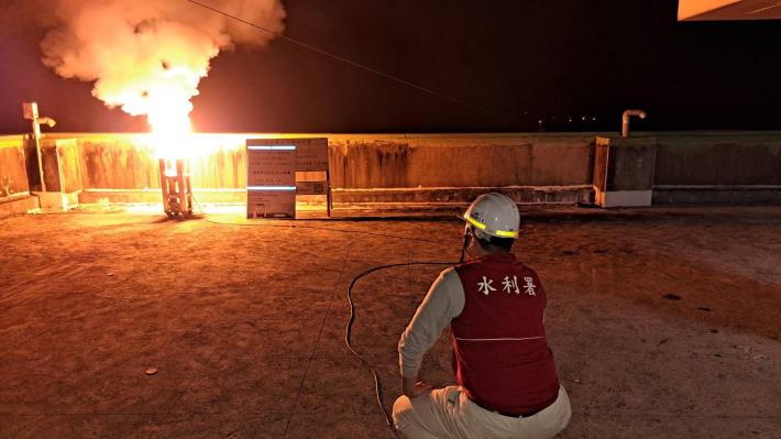 水利署2月26日晚間實施人工增雨-寶二水庫