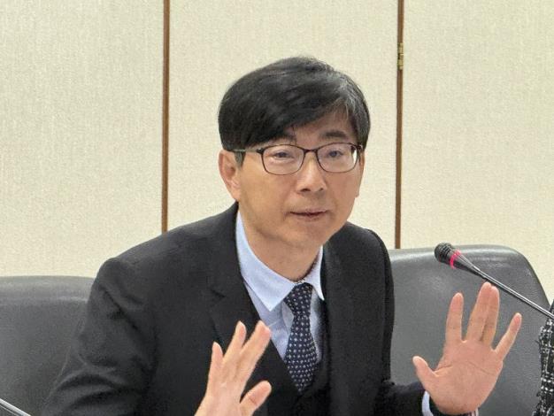 8經濟部加速推動馬太鞍復建及產業復原記者會—產發署署長邱求慧說明加速推動馬太鞍復建及產業復情形