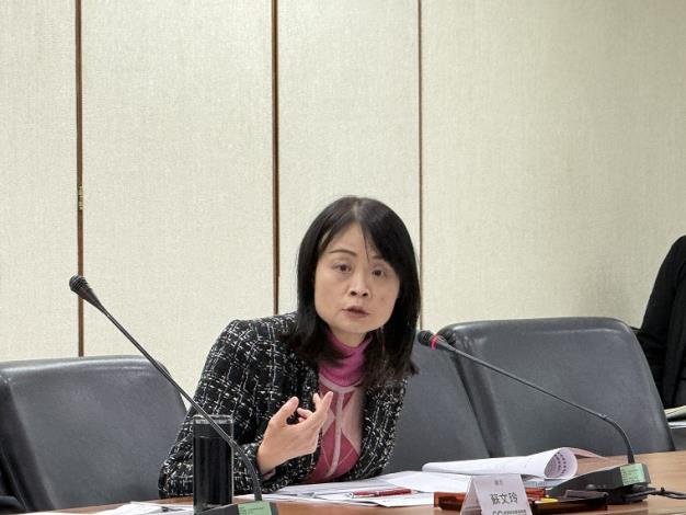 9經濟部加速推動馬太鞍復建及產業復原記者會—商業署長蘇文玲說明加速推動馬太鞍復建及產業復情形