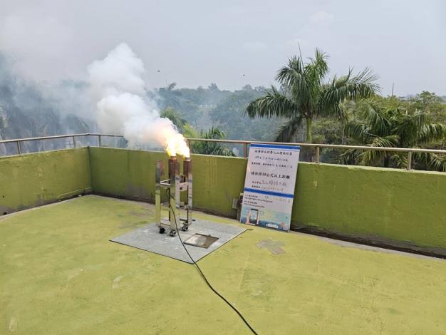 3.環境水氣仍多，水利署持續於中南部水庫施作人工增雨-烏山頭水庫