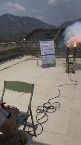 5.環境水氣仍多，水利署持續於中南部水庫施作人工增雨-南化水庫