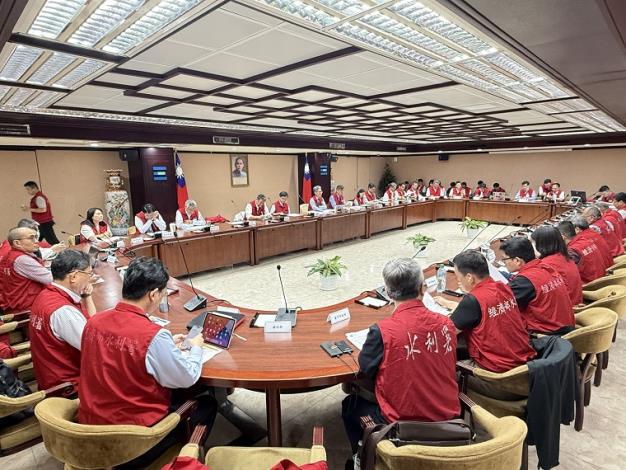 2.經濟部災害緊急應變小組今（8）日召開第2次工作會議