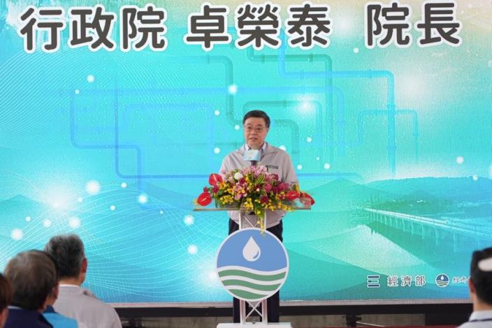 3.大安大甲溪聯通管通水　珍珠串計畫再完成中部關鍵樞紐-卓院長致詞.JPG