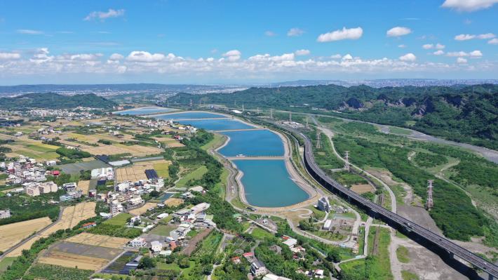 鳥嘴潭空拍圖_圖示