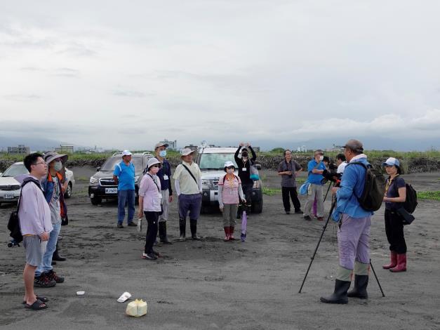 【蘭陽溪口濕地的鳥類與棲地】由宜蘭縣野鳥學會帶領走讀活動