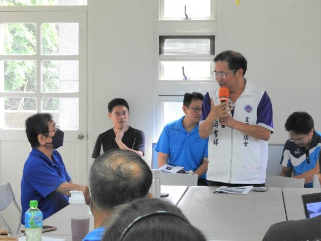 宜蘭縣議會游吉祥議員與會關心和平溪疏濬作業針對周邊部落需求的調整