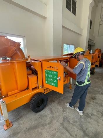 抽水機功能測試正常