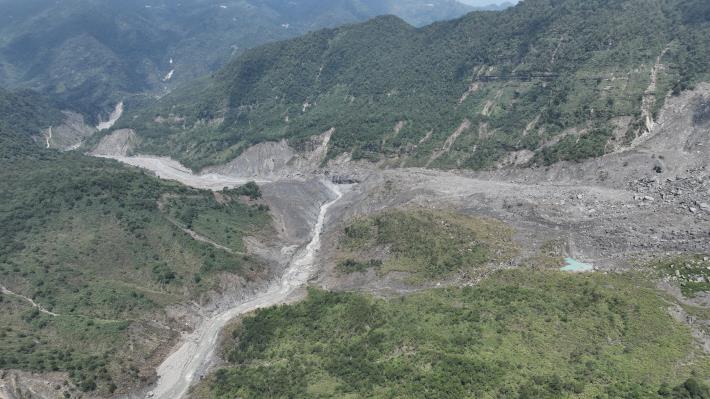 清水溪上游堰塞湖風險河道現況.JPG