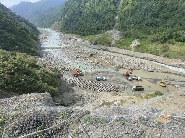 清水溪瑞草橋上游右岸保護工