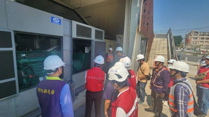 鹿港文開抽水站功能測試