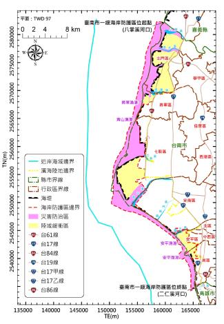 to柏麟_臺南市一級海岸防護計畫位置圖