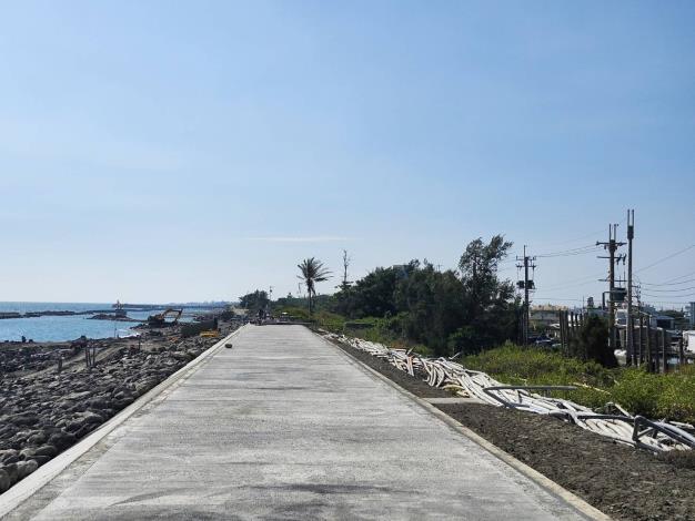 114年4月28日第七河川分署克服材料、缺工及協調魚塭管線，如期如質完工