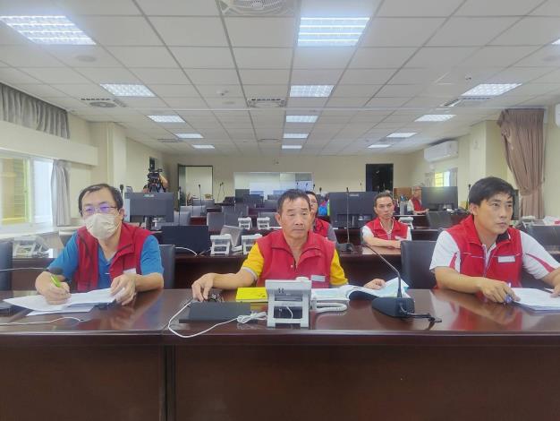 The Water Resources Agency held a video conference on disaster prevention and preparedness today (July 7)