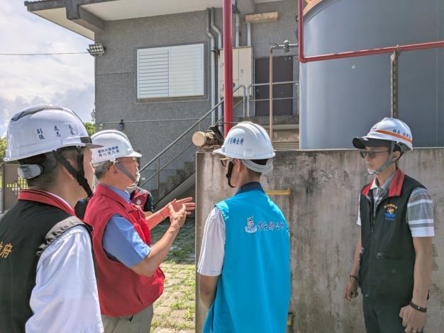 視察吉安鄉公所抽水站4