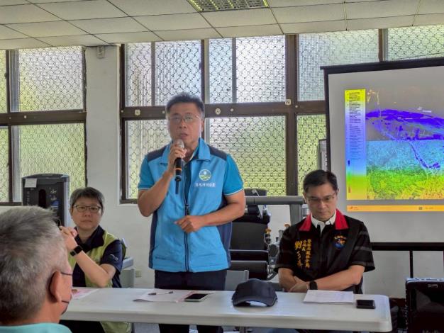 馬鞍溪堰塞湖說明會