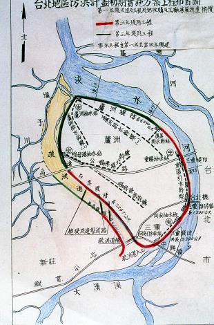 25-台北地區防洪計畫初期實施計畫-68年8月攝_圖示