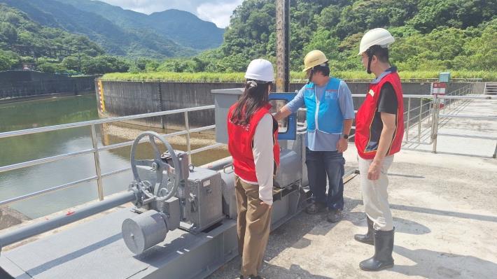 01員山子分洪設施-排砂道閘門測試