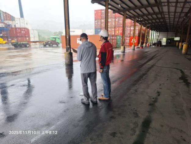 貨櫃防汛檢查02