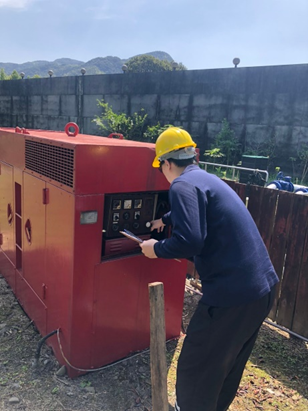 110.6.21坪林廠防洪發電機及抽水泵測試，正常