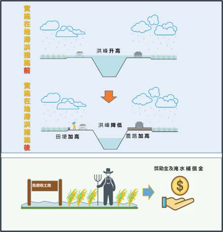 圖4 在地滯洪示意圖