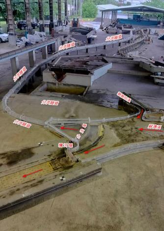 圖5 蘇澳溪分洪堰及分洪隧道水工模型v1