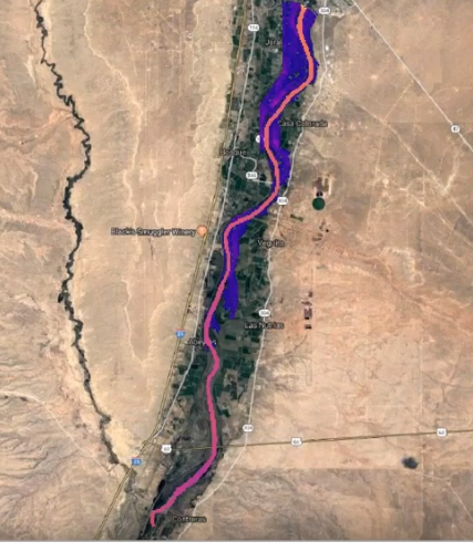 圖1 河道水理演算