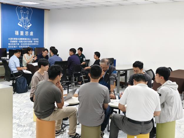圖3 水利人員專業職能訓練計畫-分組討論