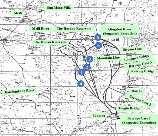 Fig. 4 Location map of the Hushan Reservoir diversion project
