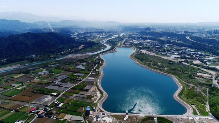 Fig. 3 JhongJhuang Bank-Side Reservoir