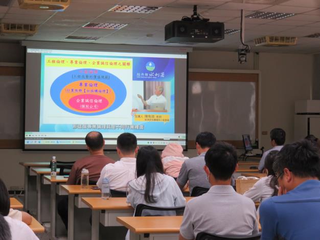 Photo 4. E-learning on Engineering Ethics and Procurement Ethics
